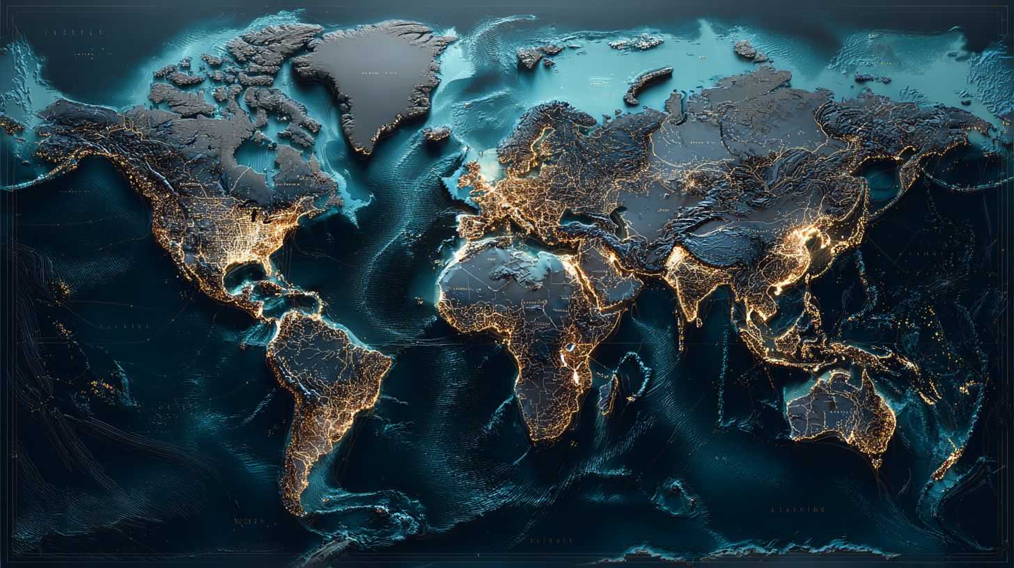 World map background
